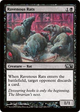 Magic: the Gathering - Ravenous Rats (106) - Magic 2013