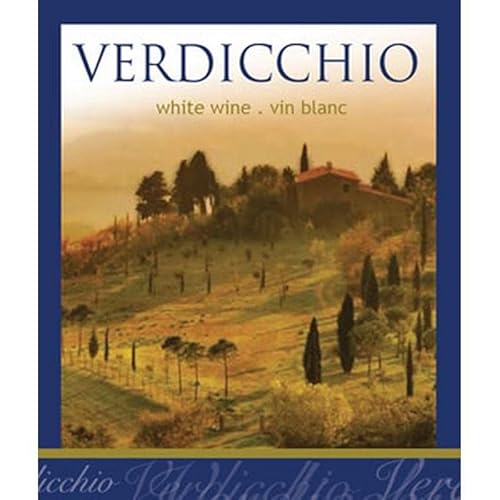 Verdicchio Wine Labels, 30 Pack (4x6 in)