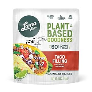 Loma Linda – Plant-Based Complete Meal Solution Packets (Taco Filling (10 oz.), 1 Pack)