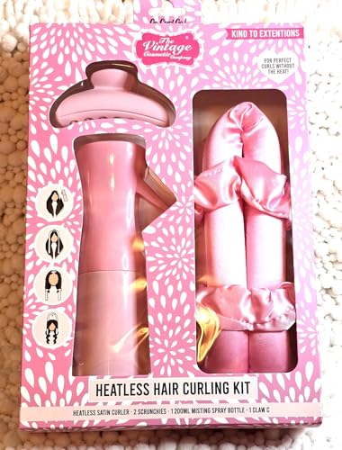 Hair Curling Kit by Go Curl Go!, Vintage Heatless Curls, Cosmetic Set