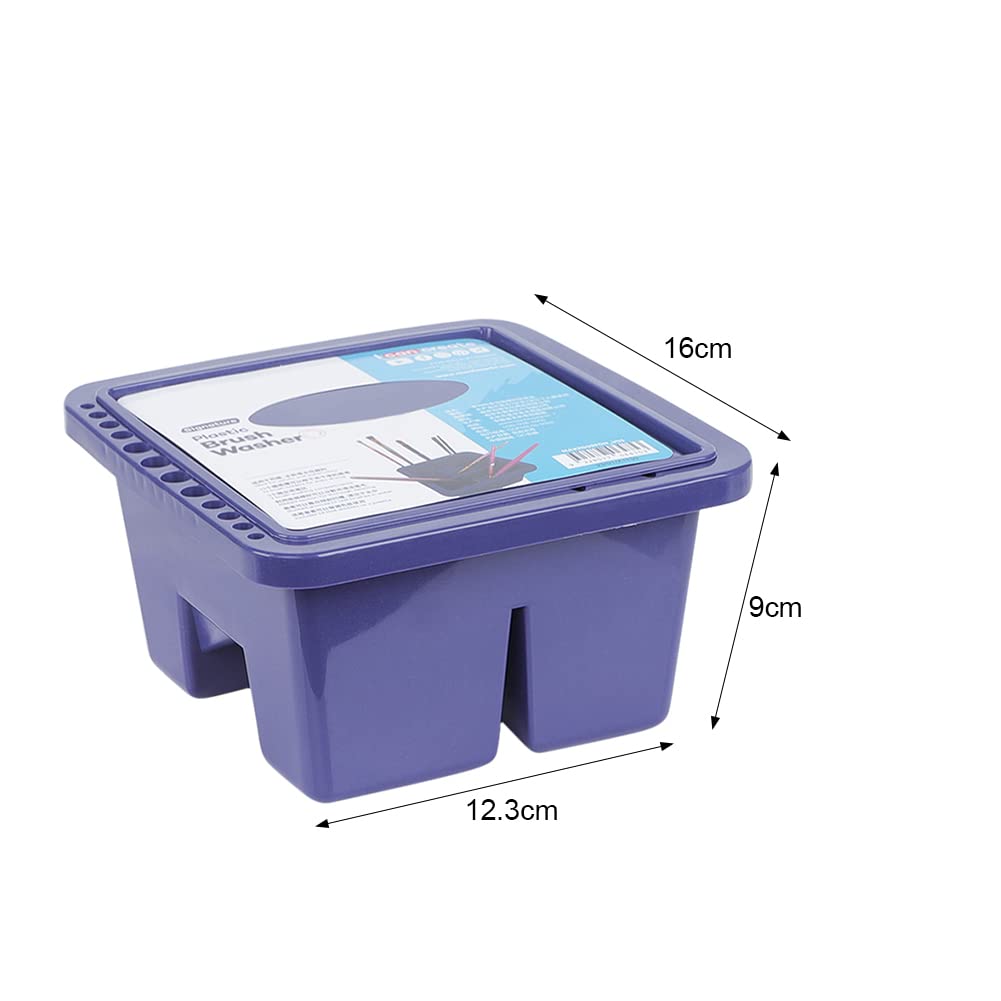 Amazon | 筆洗い バケツ 筆洗器 画材 小型 多機能 画材筆/水彩画筆