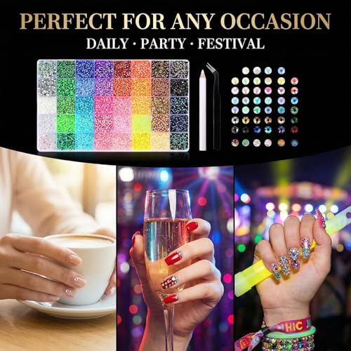 Gemas planas BEE&FLOWER de 3 mm para decorar sin caídas con bolígrafo de recogida 8