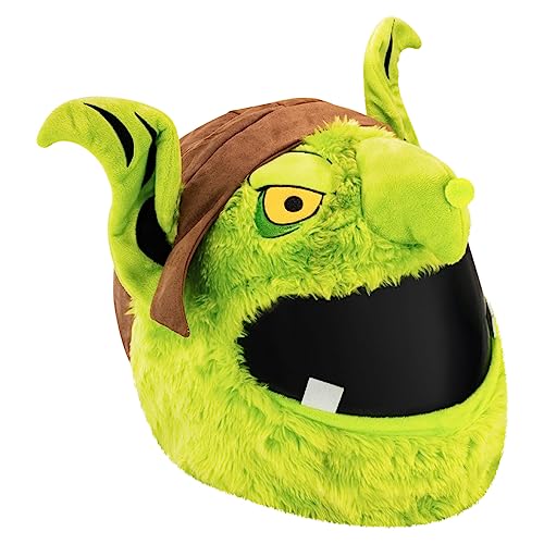 MotoLoot Helmet Cover for Motorcycle Helmet, Fun Rides and Gifts (Cover Only. Helmet Not Included) - Goblin