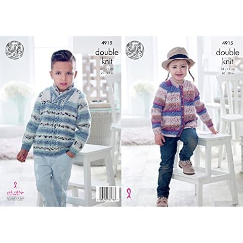 King Cole 4915 Children's Cable Knit Pattern Cover