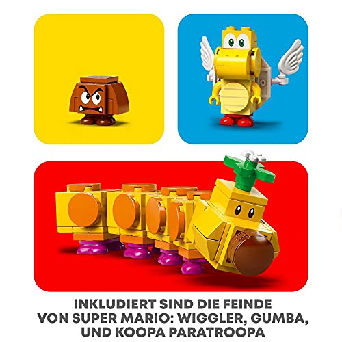 LEGO 71383 Super Mario Wigglers Giftsumpf–Erweiterungsset, modulares Spielset zum Sammeln mit Gumba und Koopa Paratroopa – Bild 7