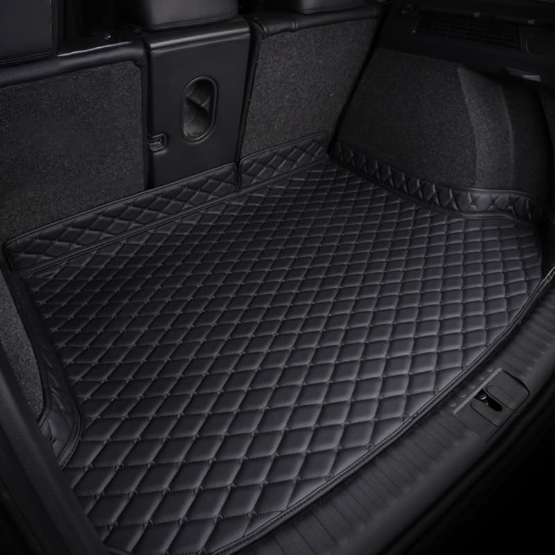 ZCZMAD Tapis de Coffre Voiture pour Toyota Yaris 4 GR Cross Hybride 2020-2025, Cuir Tapis Tronc Résistant Lavable Antidérapant Inodore Imperméable,A-Black