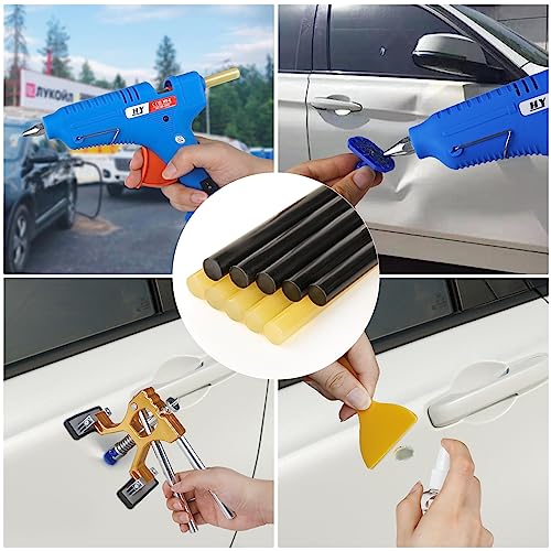 Bitlyle DENT REPAIR TOOLS-N2 Puller Hail Remover Kits,129Pc Professional Car Paintless Dent Removal Tools,Slide Hammer 2 In 1 T-Bar thumb #7