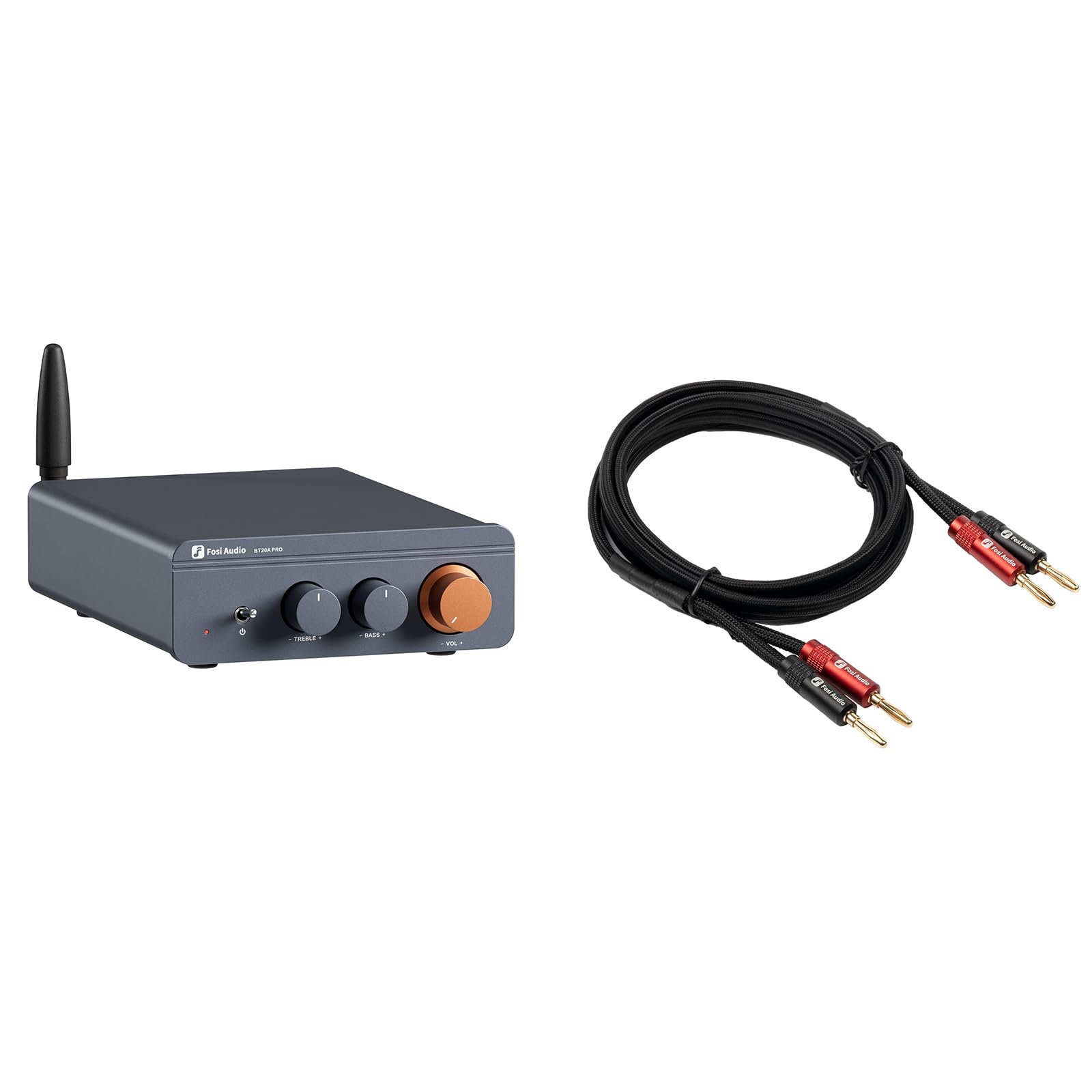 Amazon.com: Fosi Audio 14AWG Braided Speaker Wire 5.9Ft and