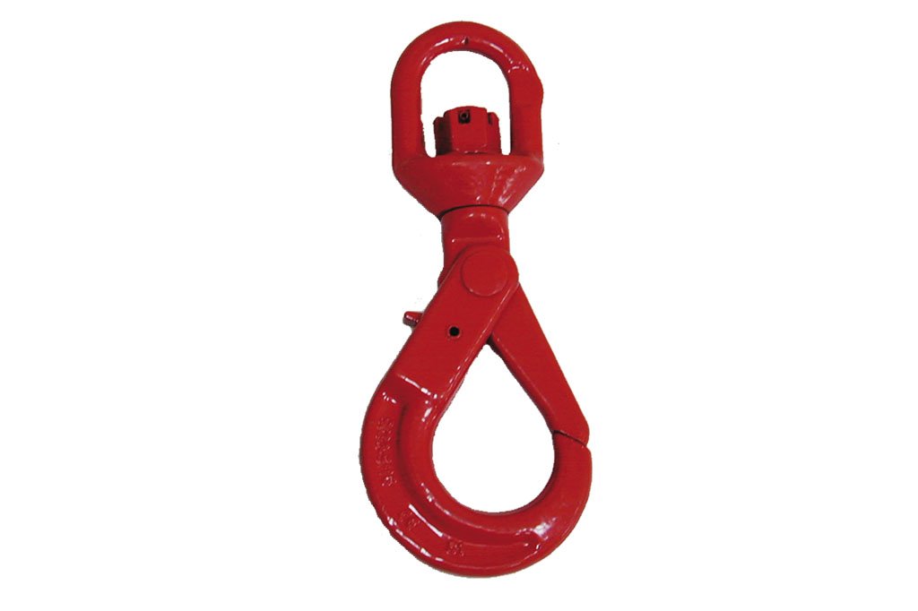 Crochet pivotant sécurité G80 TN-1 élingue chaîne levage 1T