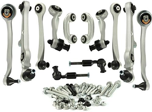 Bapmic 8E0498998 Front Upper & Lower Control Arm Kit Compatible with Audi A4 A4 Quattro 2000-2008
