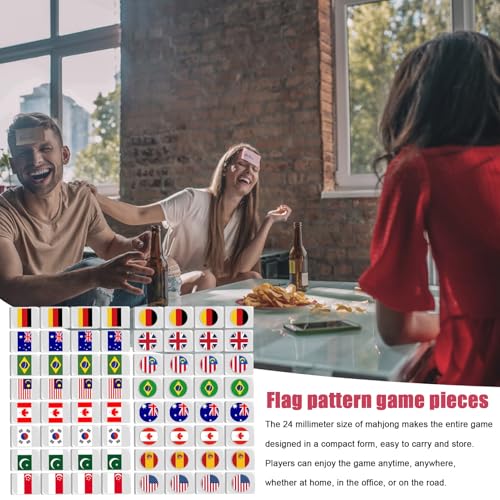 Mahjong portátil para evitar pantallas juego de mesa con cartas 2