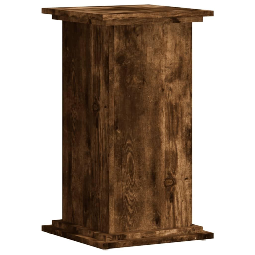 vidaXL Plant Stand, Plant Pot Stand for Indoor Living Room, Plant Holder for Decorative, Flower Stand Flower Pot, Smoked Oak Engineered Wood