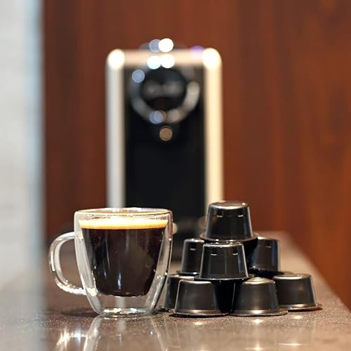 Miniatura 1 de Black Insomnia - Cápsulas de café tostado oscuro, el café más fuerte del mundo, compatible con cafeteras originales Nespresso, 100% compostable para