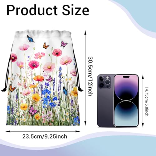 Image of Wildflower Gymnastics Grip Bag Drawstring Small Drawstring Bags for Gym