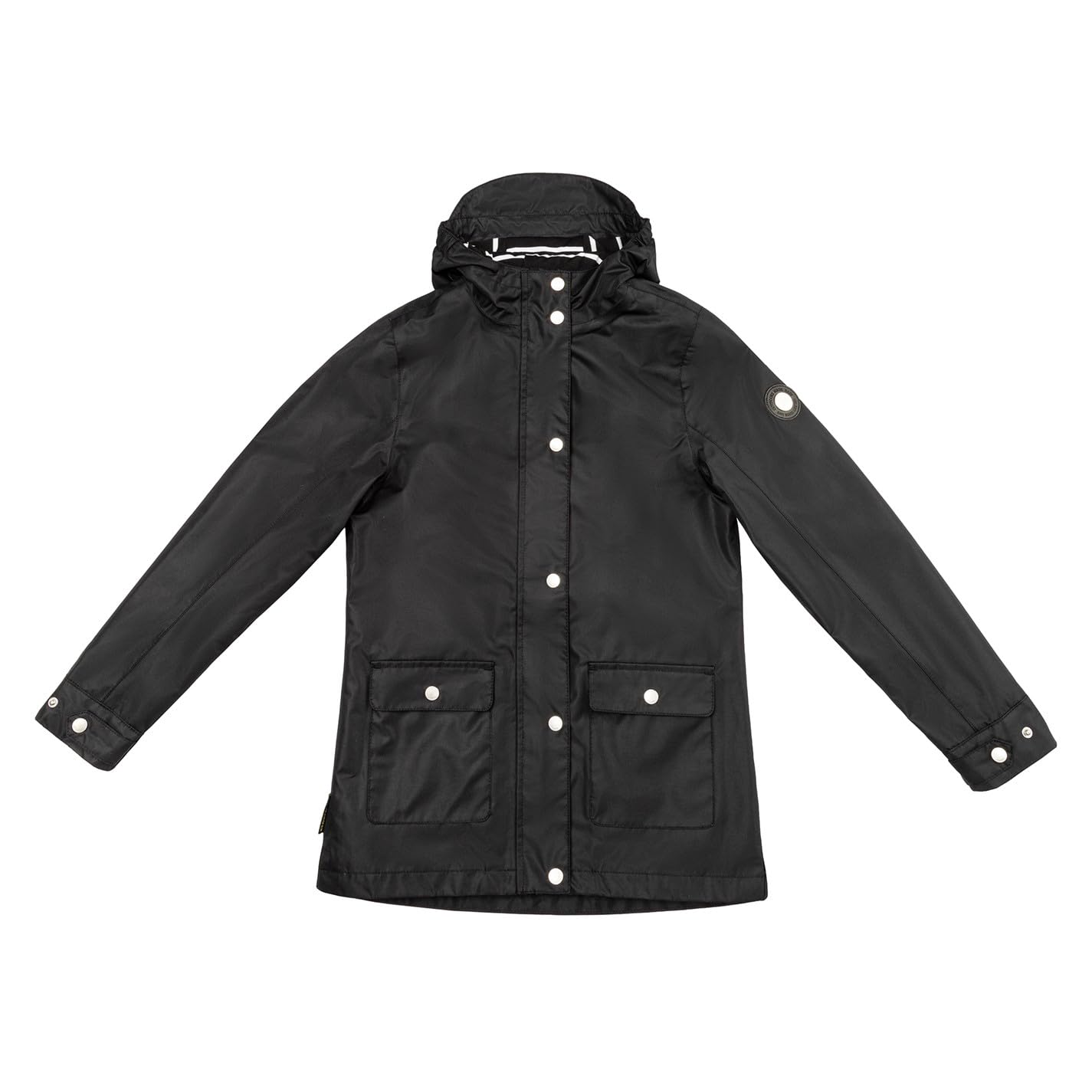 Gelert Black Kids Junior Waterproof And Breathable Jacket 11-12 Years