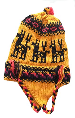 Bonnet jaune pour femme en taille unique chic