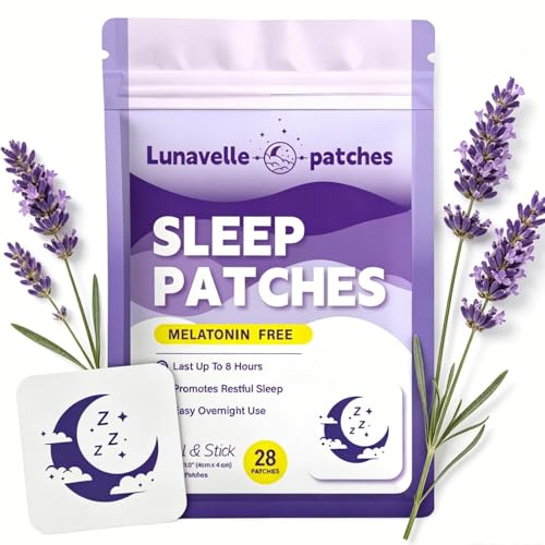 Lunavelle Sleep Patches Without Melatonin for Adults 28 Patches