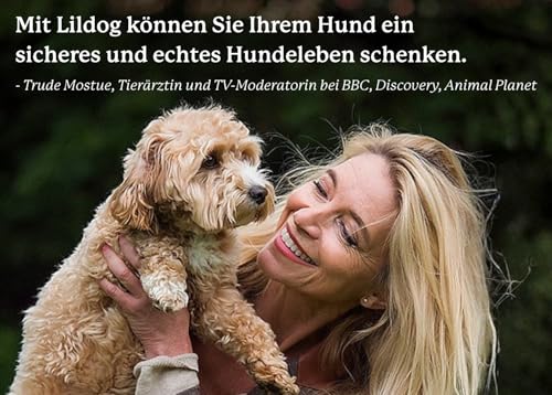 Lildog 2 GPS & Activity Tracker für Hunde | Wasserdicht, leicht, stoßfest | Live-GPS-Tracking & Standortverlauf | Schrittzähler & Aktivitätsmonitor | Hergestellt in Norwegen | Für alle Hunderassen