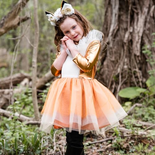 Great Pretenders Woodland Fox Dress w/HB, taille US 3-4 bonnets, masques et accessoires de fĂŞte, multicolore, unique (31673)