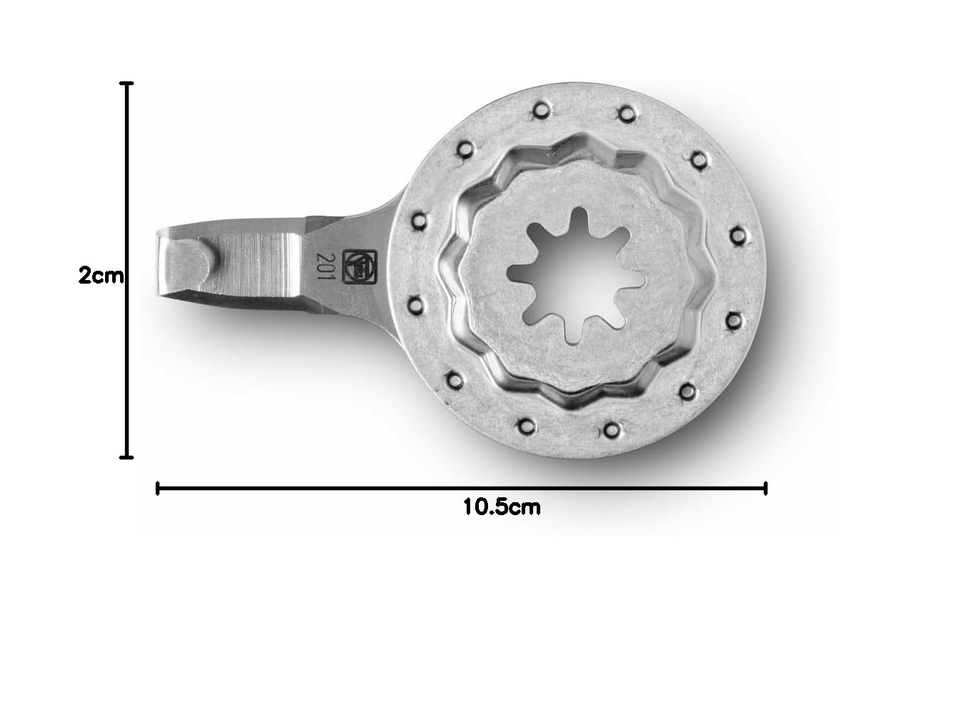 FEIN Schneidmesser Teakdeck 4, Messerbreite 4 mm, Aufnahme StarlockPlus, Zum schnellen und sicheren Austrennen von Stabdeck-Fugenmaterialien, 100% Qualität