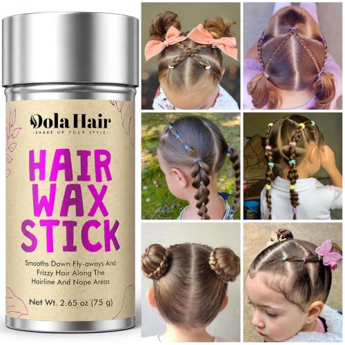 Image of Hair Wax Stick -Hair Styling Products for Kids, Women Slick Back Hair Brush