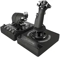 Controlador de Simulação RGB com Manete e Acelerador X56 H.O.T.A.S.