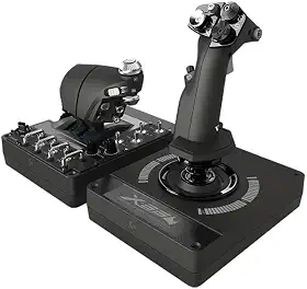 Controlador de Simulação RGB com Manete e Acelerador X56 H.O.T.A.S.