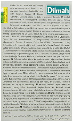 Dilmah Fun Teas, Caramel, 1.41 -Ounce Boxes (Pack Of 6) #TOP2