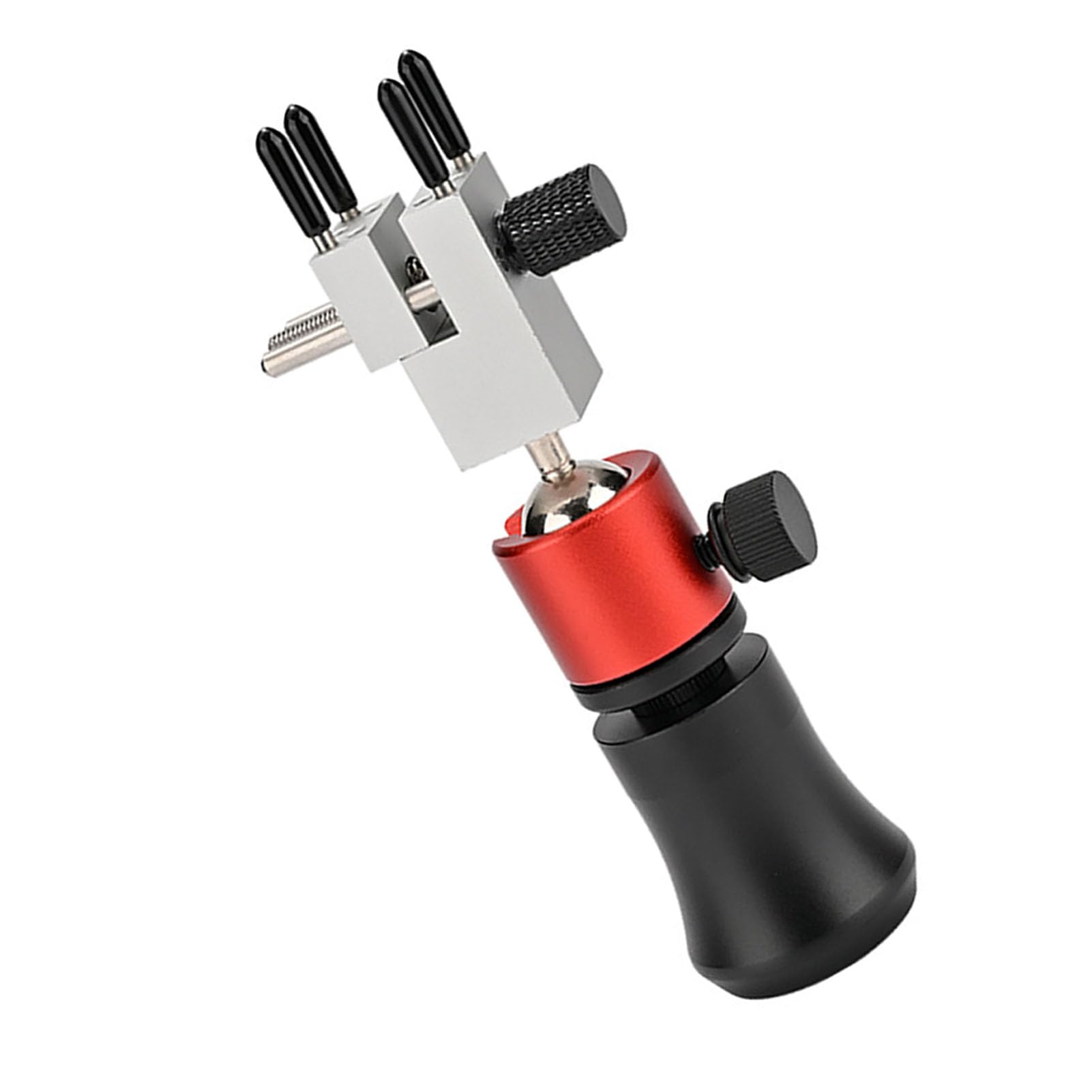 Mini Morsa, Piccola Morsa da Banco Regolabile in Lega di Alluminio per Pittura di Modelli, Piattaforma Girevole a 360 Gradi per Artigianato e Riparazioni