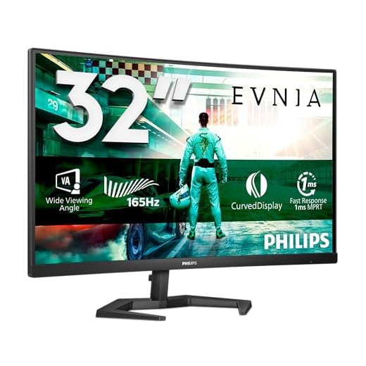 Philips Evnia 27M1C3200VL - 27 Zoll Full HD Curved Gaming Monitor, 1 ms MPRT, 165 Hz, FreeSync Premium (1920x1080, DisplayPort, HDMI) schwarz