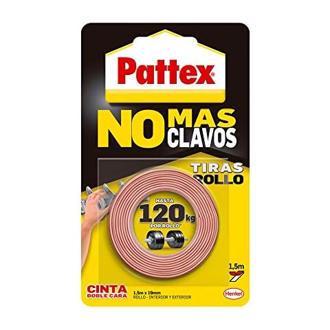 Cinta adhesiva Pattex No Más Clavos de doble cara extrafuerte Cover