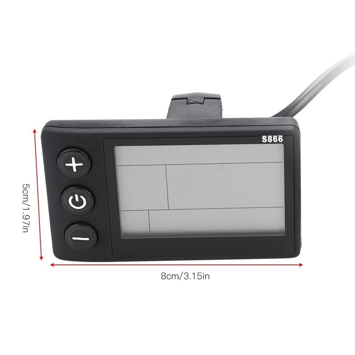 Ausi Contrôleur de moteur électrique sans balais 36 V 350 W, panneau d'affichage LCD étanche, kit de contrôleur pour vélo et trottinette électrique