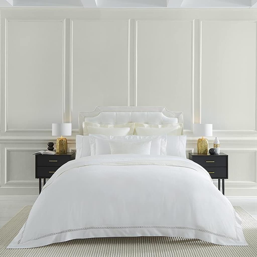 Sferra Brothers Millesimo - Queen Duvet Cover White