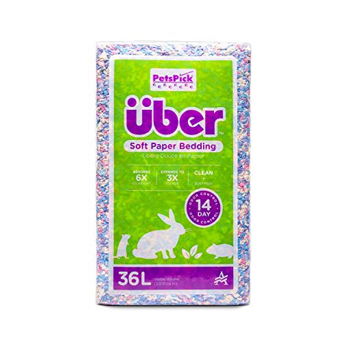 PETSPICK Uber Soft Paper Pet Bedding for Small Animals, Confetti, 36L - Image 2