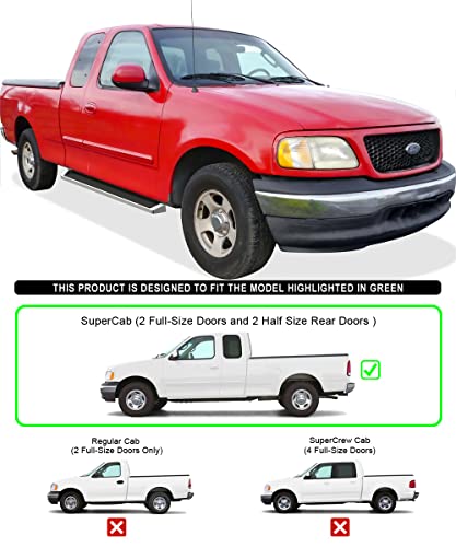 Estribos Running Boards 6in para Ford F150 F250 miniatura 2