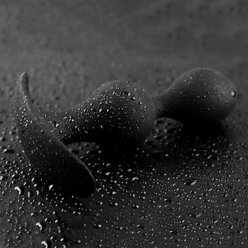 Image of Dual-Ball Anal Plug with Internal Rolling Beads - Enhanced Sensory Stimulation Through Vibrations on Impact - Body-Safe, Comfort-Fit & Unique Design for Ultimate Pleasure, Outdoor Wearable