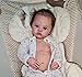 Zero Pam Reborn Baby Dolls Silicone Full Body 18 in Waterproof Anatomically Correct Baby Girl Doll Silicone Reborn Babies That Look Real Realistic Baby Dolls