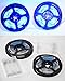Produktbild Sunboia LED Strip Beleuchtung,LED Streifen,LED Stripes 2X1M,LED Lauflicht,LED Leiste,LED Lichtleiste,LED Band,Lichter Streifen 2M Wasserdicht 5050 SMD Home Kit -Blau