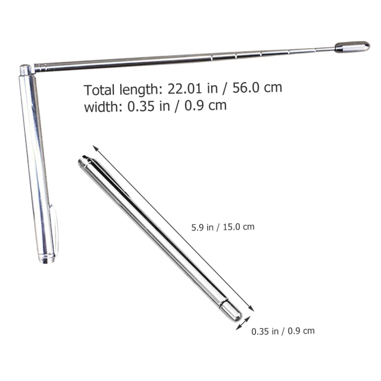 BESTonZON Divining Tool for Beginners Pcs Stainless Steel Dowsing Rods Retractable Feature