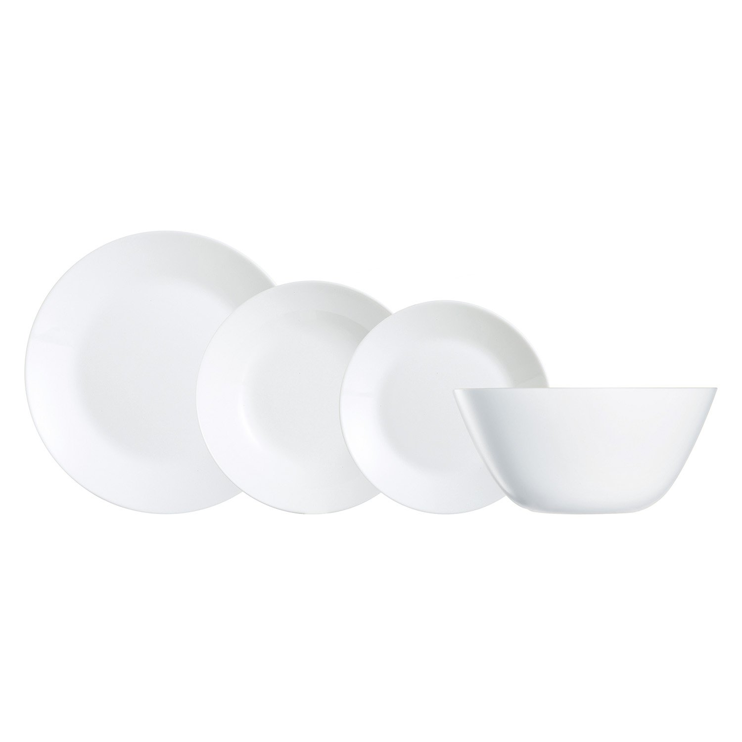 Arcopal Zelie Crockery Set 19 Pieces White Buy Online In Uae