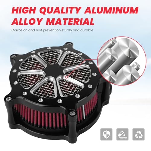 kekykm Twin Cam High Airflow Air Cleaner