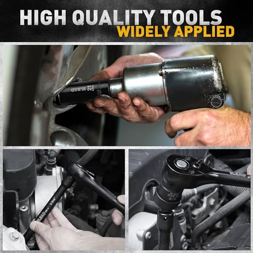 50-Piece Impact Socket Set for Mechanics