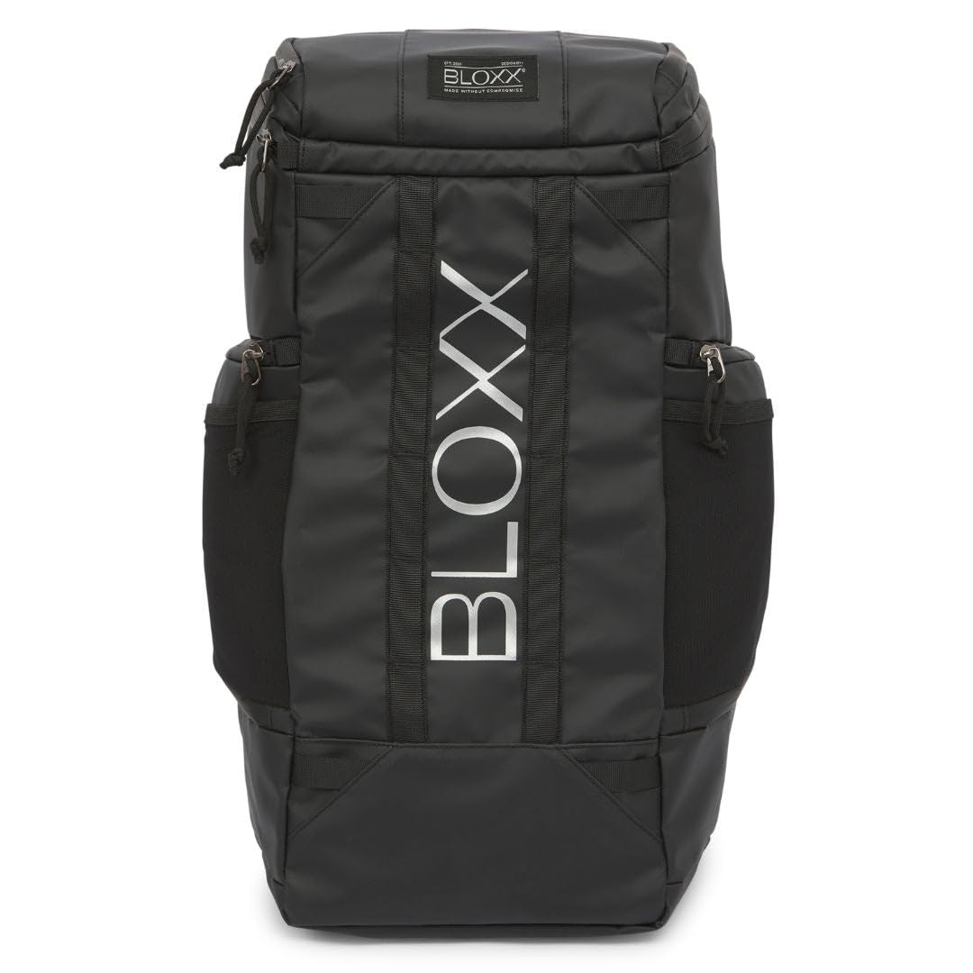 BLOXX Backpack Travel Fitness Athlete Gym Outdoor Triathlon Waterproof Fits Unisex Day Bag Multiple Storage Compartment Lightweight Work Business Bag Camping Cycling Stylish Tactical Rucksack Padded
