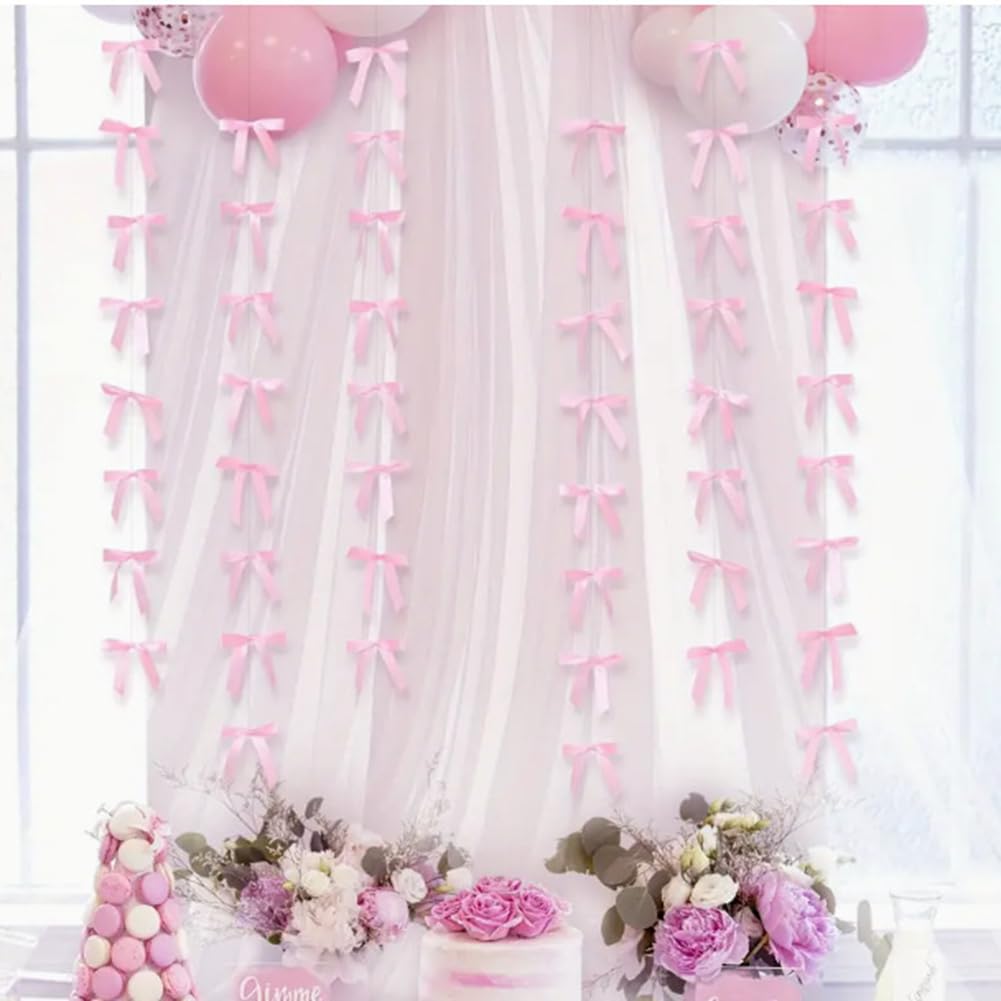 20 sztuk 2 m elegancka girlanda z kokardkami, wisząca kokardka, baner łukowy, baner łukowy, flaga na wesele, urodziny, baby shower, wieczór panieński, imprezę, dekoracja, kolor czarny