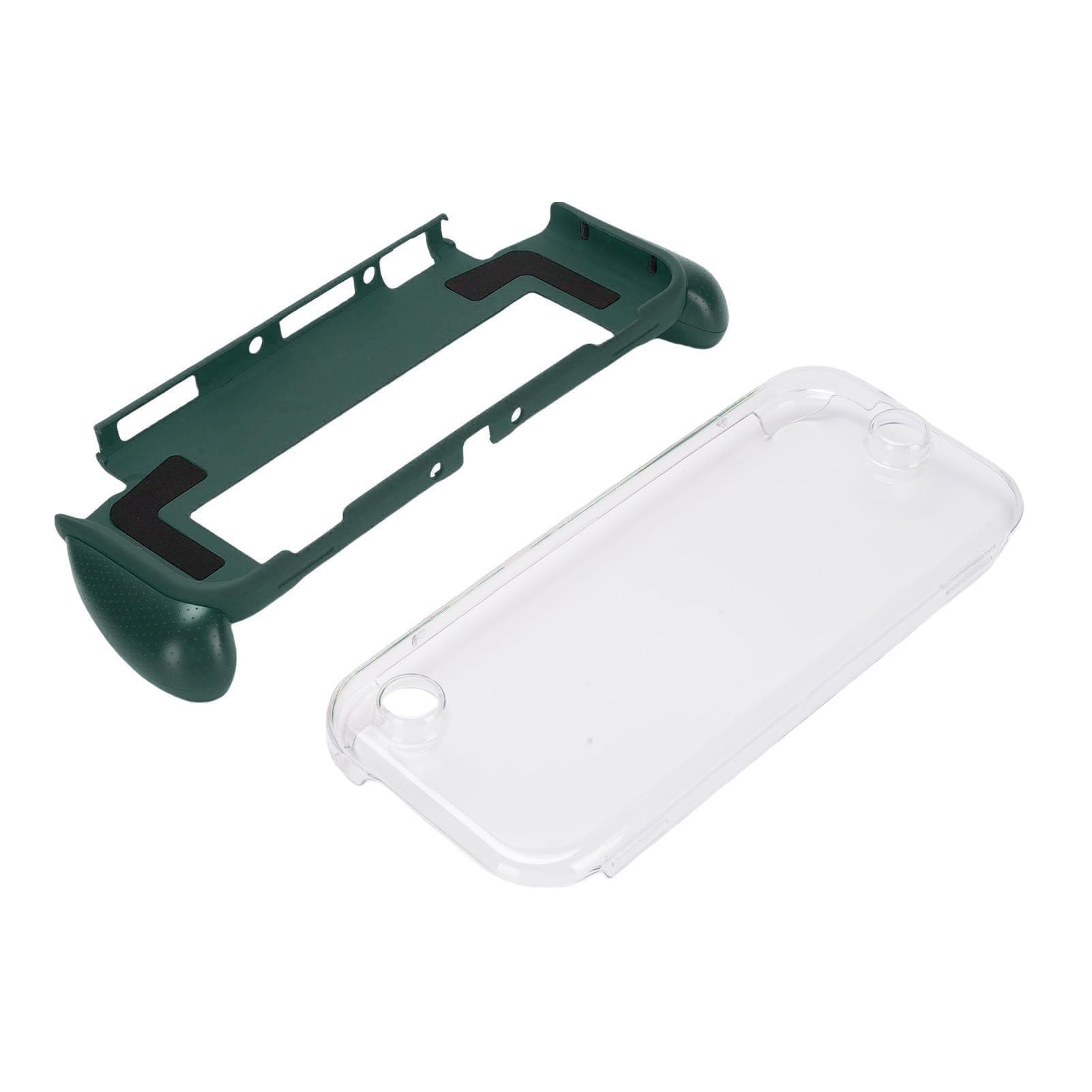 lyrlody Custodia Protettiva Adatta per OLED, Custodia Agganciabile Antiscivolo per Console Portatile in ABS per PC, Guscio Antiurto con Accesso Al Controller per Giochi da Viaggio a Casa (Verde