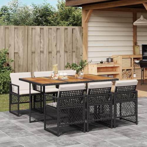 Materiale durevole: la resina intrecciata conosciuta anche come polyrattan, è un materiale sintetico resistente e a bassa manutenzione che assomiglia al rattan naturale.