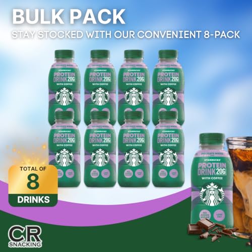 CHOCOLATE MOCHA PROTEIN DRINK WITH COFFEE 330ML X 8 - Protein Ready To Drink Coffee Bulk | Vegetarian Protein Breakfast Coffee Shake | Protein Coffee Drink, Iced Coffee - Image 3
