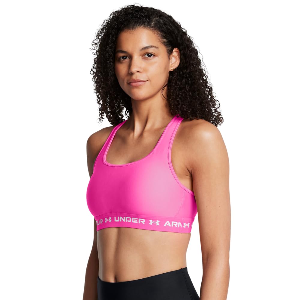 Under Armour Women's Crossback Mid Impact Sports Bra