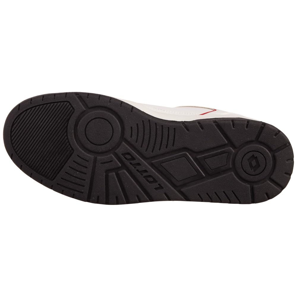 Lotto Stylecode: 2400580U Boxscore Unisex Sneaker im 80er Jahre Retro Look für Damen und Herren I mit Drehpunkt für mehr Wendigkeit und kontrastfarbener Öse