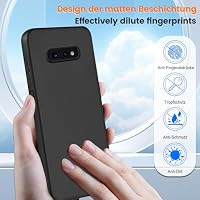 HuwaiH Handyhülle für Samsung Galaxy S10e Hülle, Anti-Schock, Antikratzer, Anti-Rutsch Schutzhülle, Unterstützt kabelloses Laden, Anti-Fingerabdruck Case – Ansicht 5